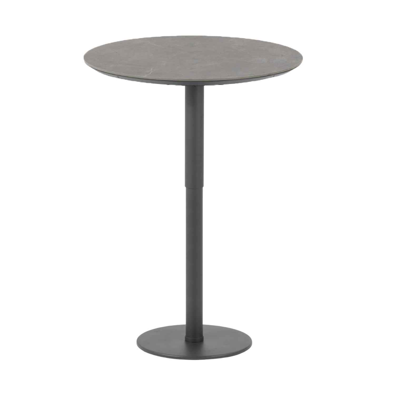 Granby Adjustable Ceramic Bistro Dining/Bar Table - Charcoal