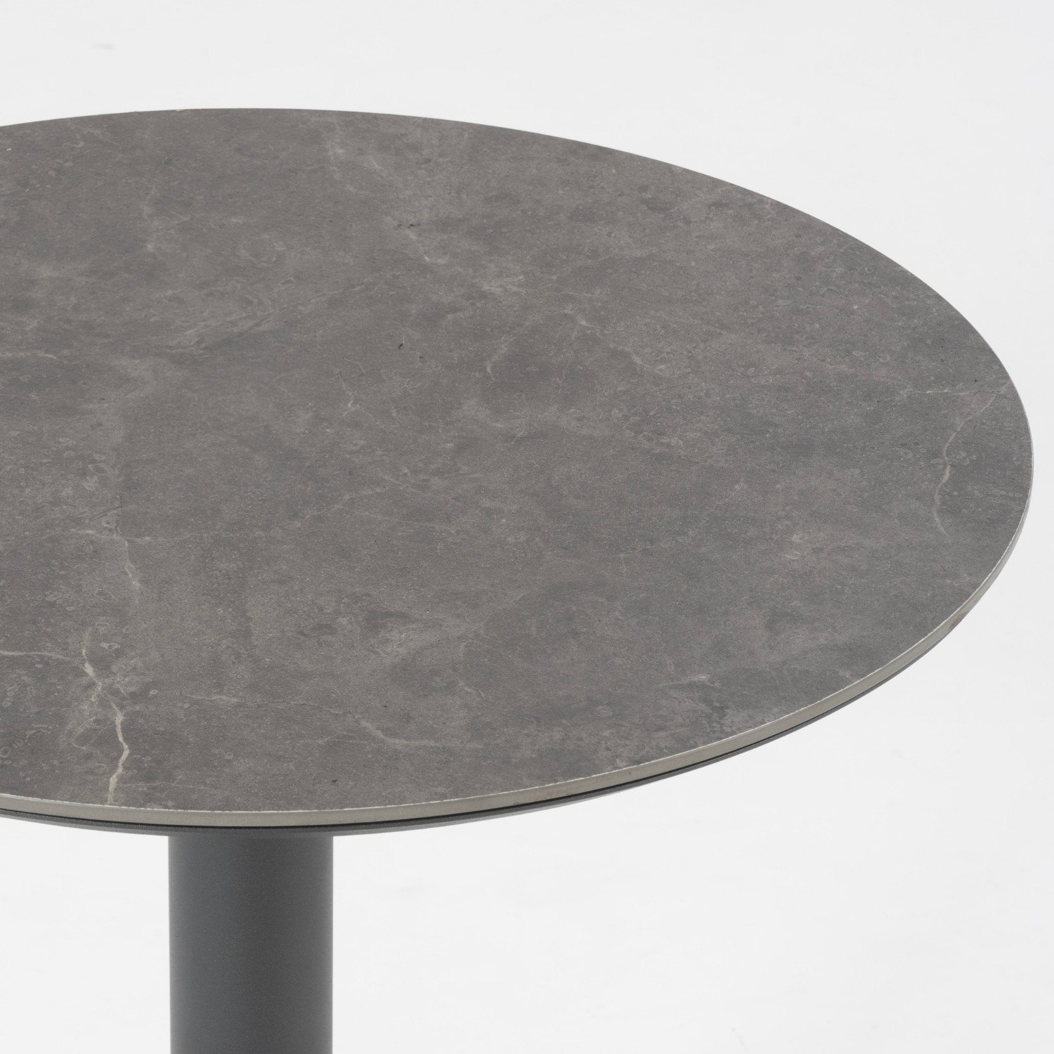 Granby Adjustable Ceramic Bistro Dining/Bar Table - Charcoal