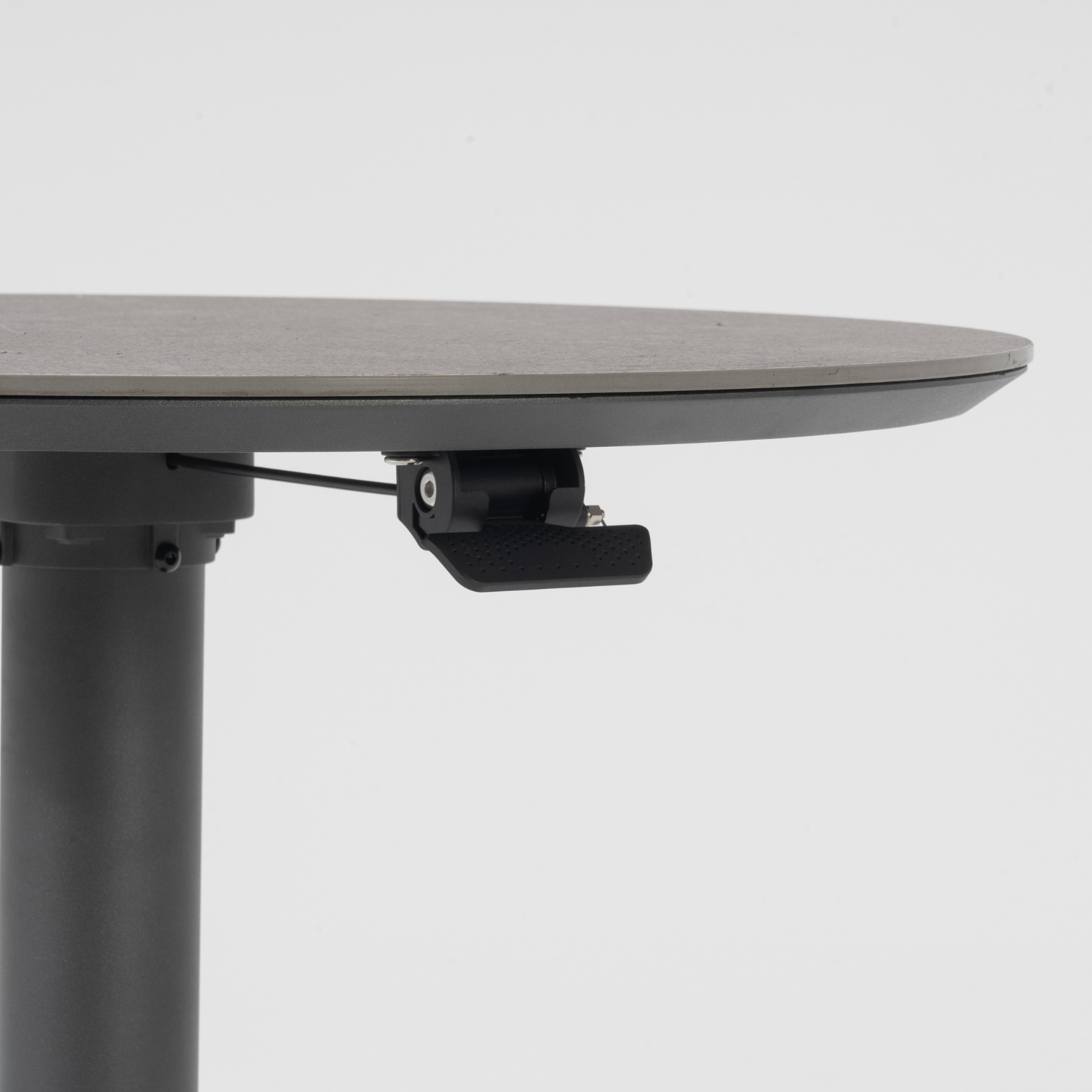 Granby Adjustable Ceramic Bistro Dining/Bar Table - Charcoal
