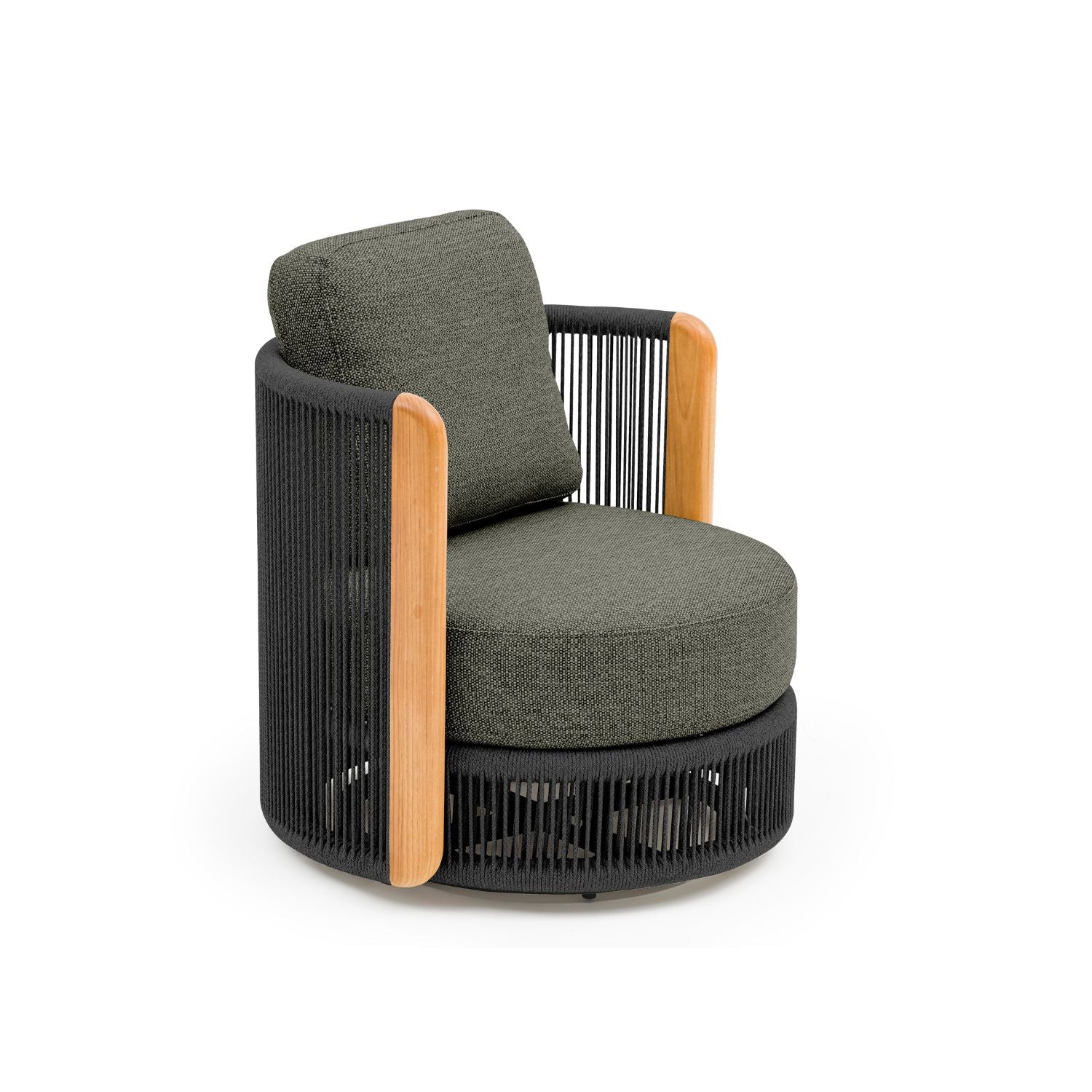 Alta II Outdoor Charcoal Swivel Chair