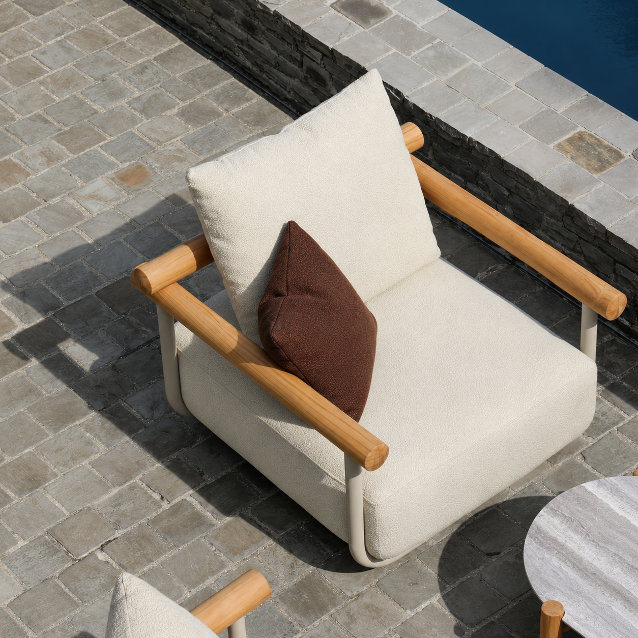 Plume Lounge Chair - Beige