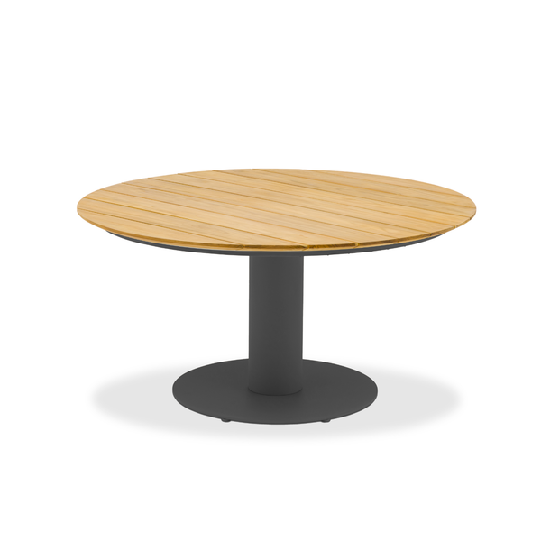 Granby Teak Chat Table - Charcoal