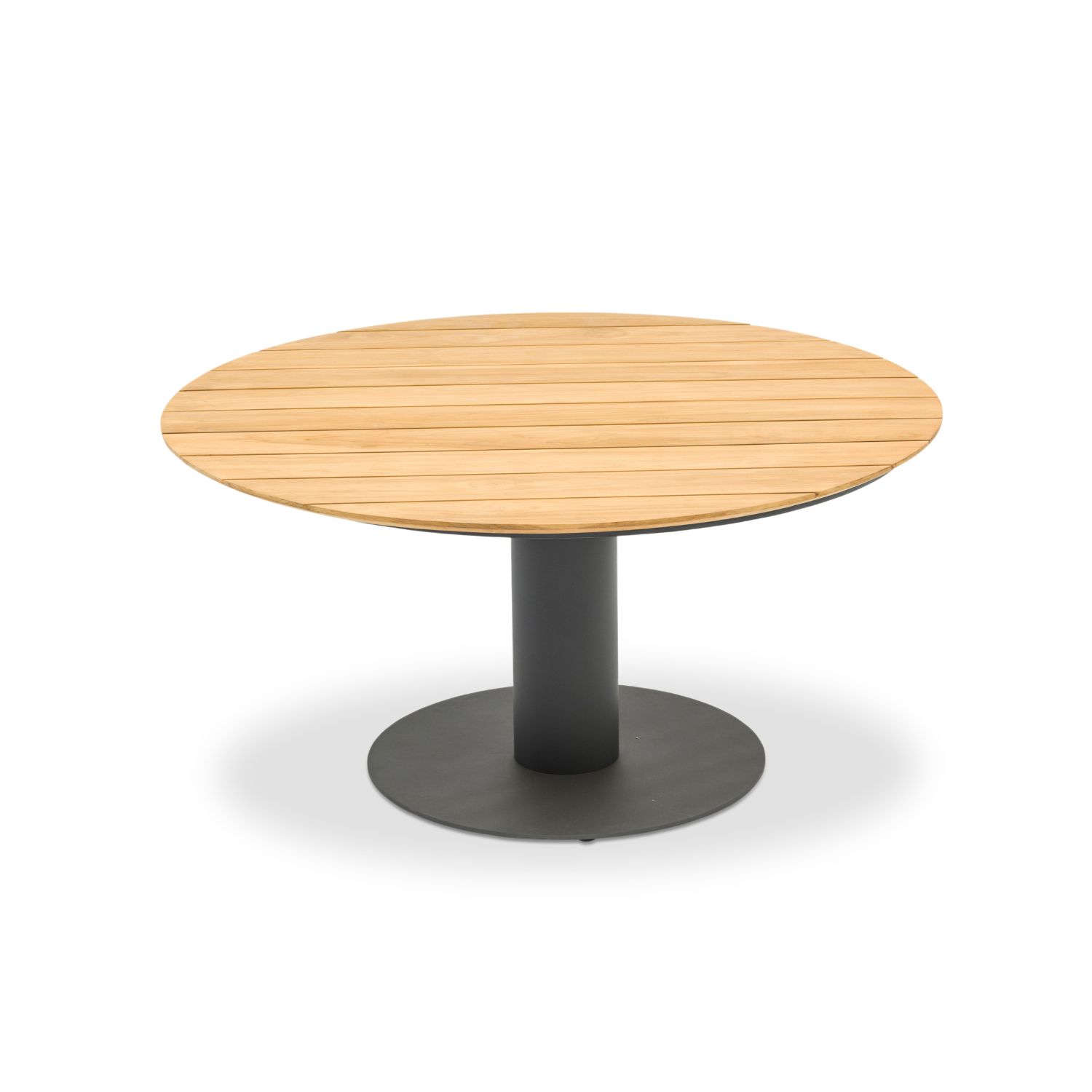 Granby Teak Chat Table - Charcoal