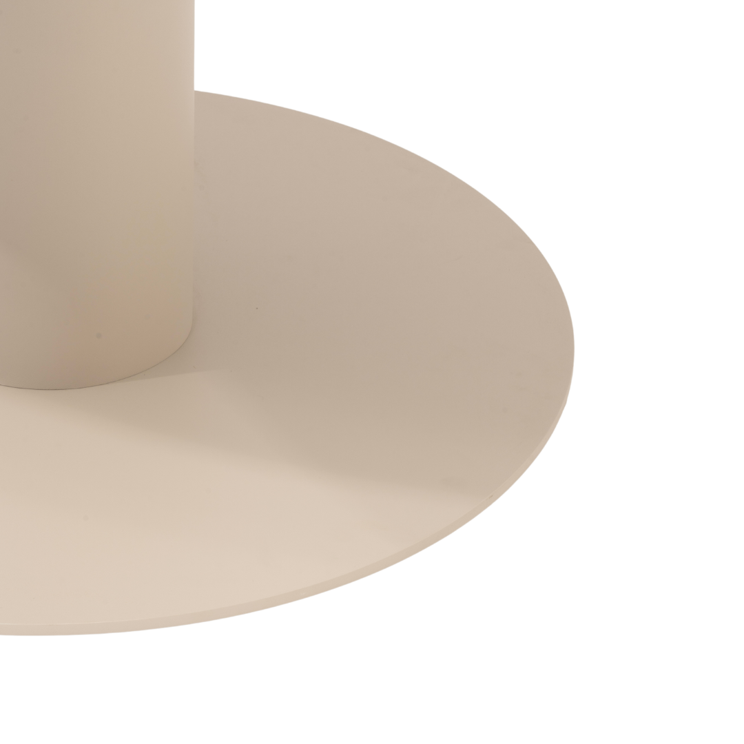 Granby Ceramic Chat Table - Beige