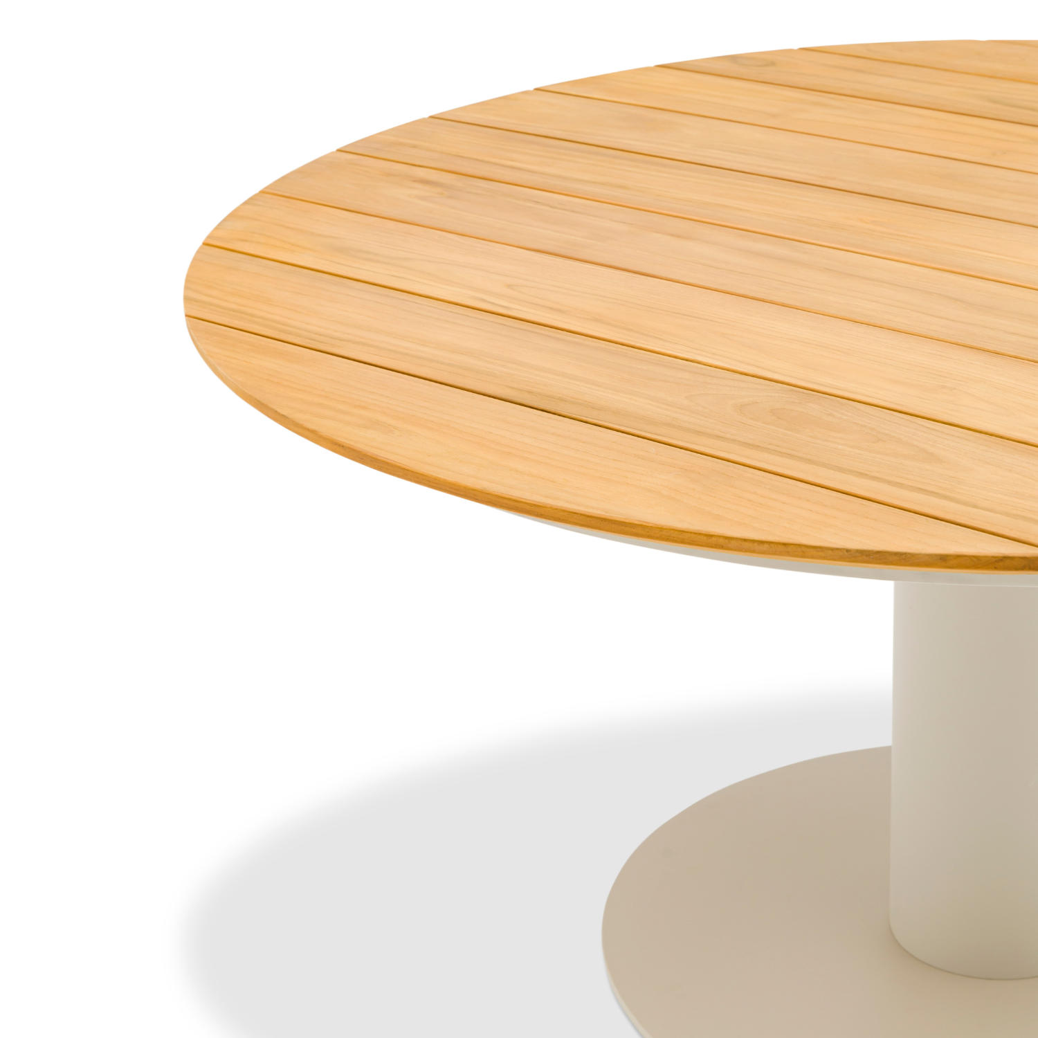 Granby Teak Chat Table - Beige