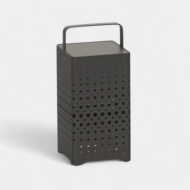 Beams Charcoal Solar Outdoor Lamp