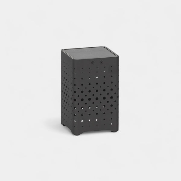 Beams Charcoal Solar Outdoor Lamp