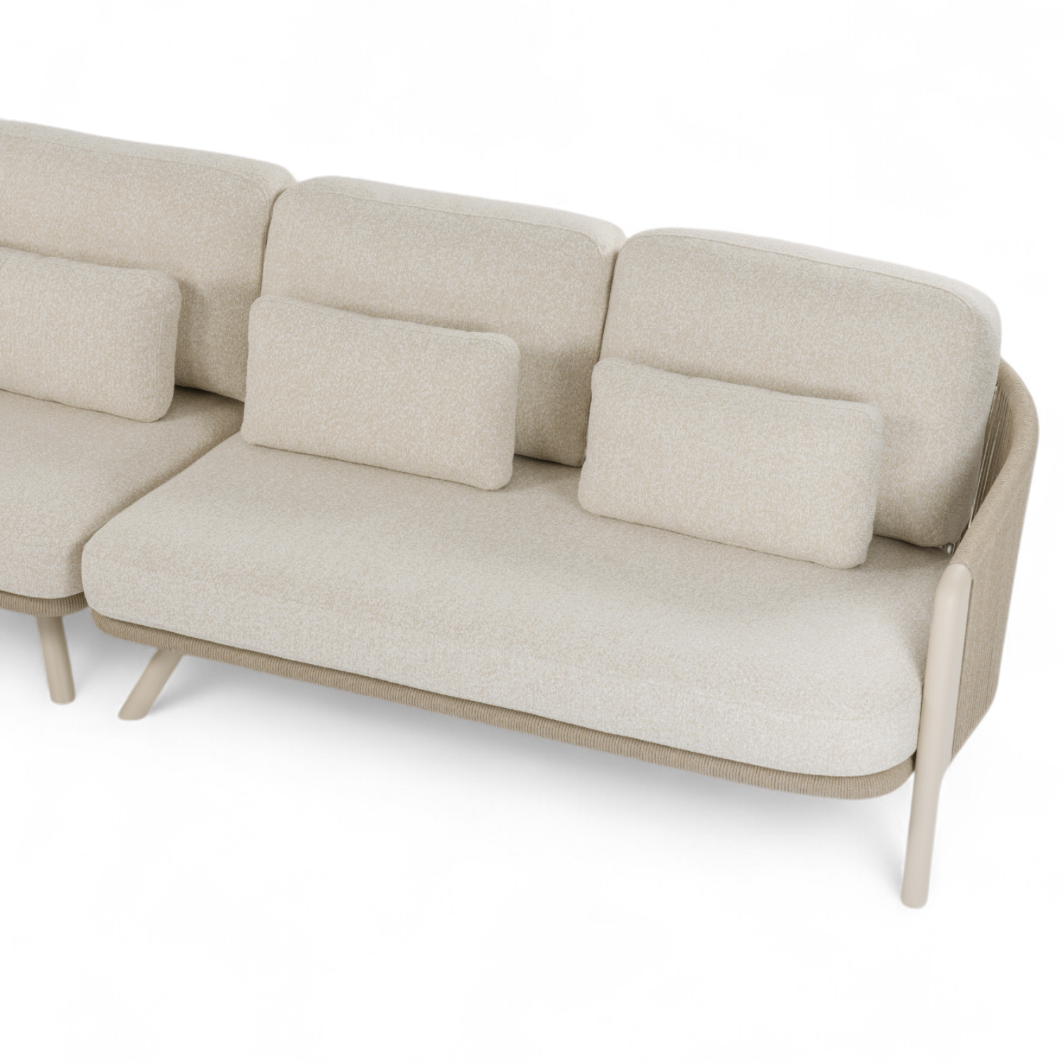Alta II Outdoor L-Shape Sectional - Beige