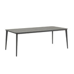 Alta II Charcoal Ceramic Dining Table