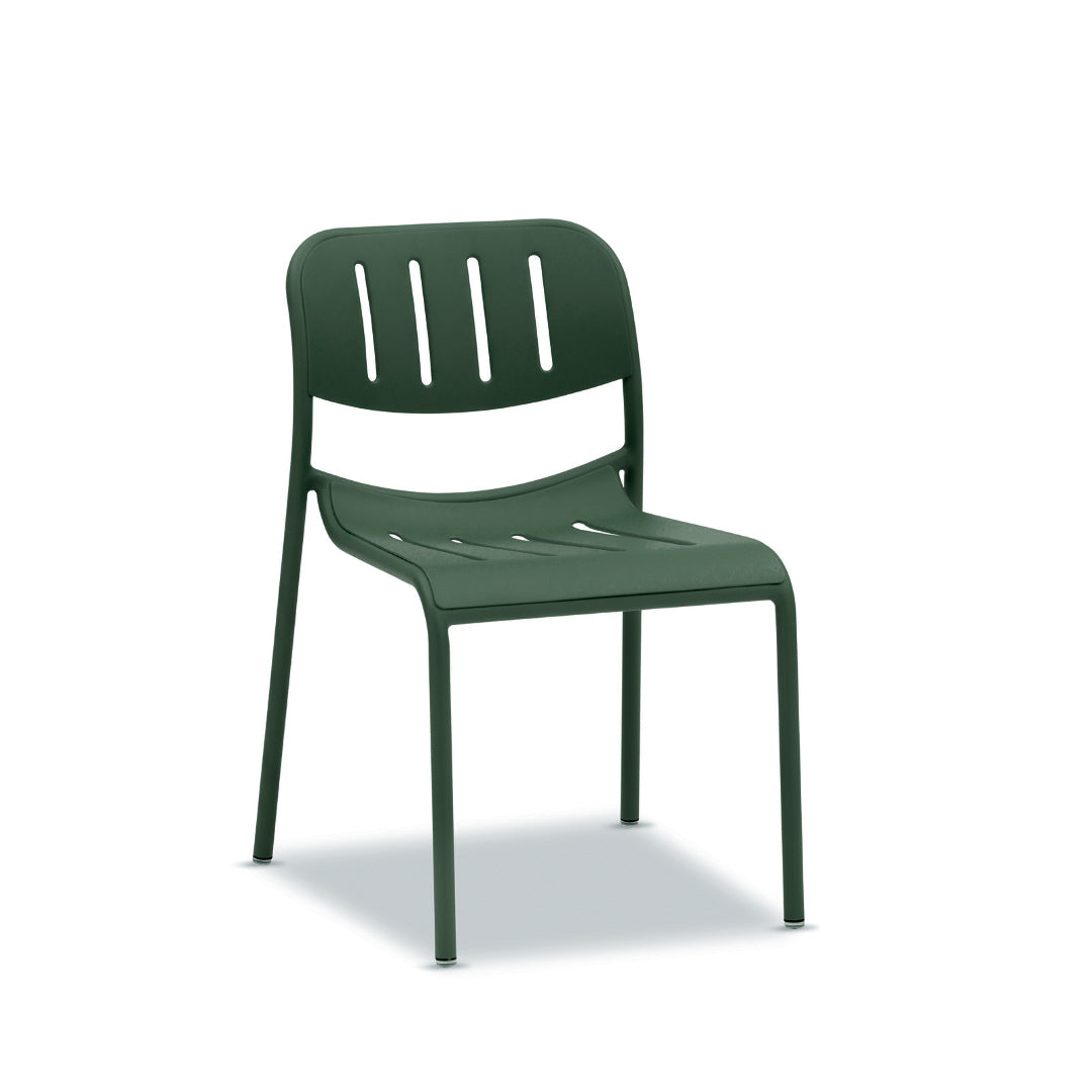 Davenport Dining Side Chair - Dark Green