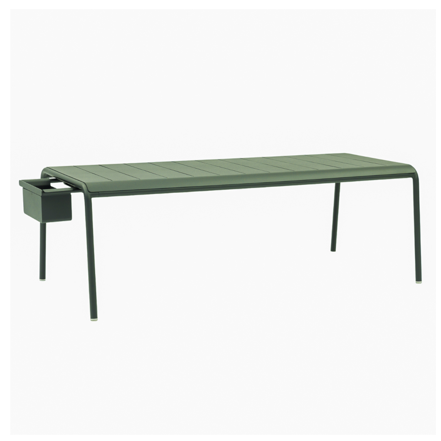 Davenport Dining Table w/ Ice Bucket - Dark Green