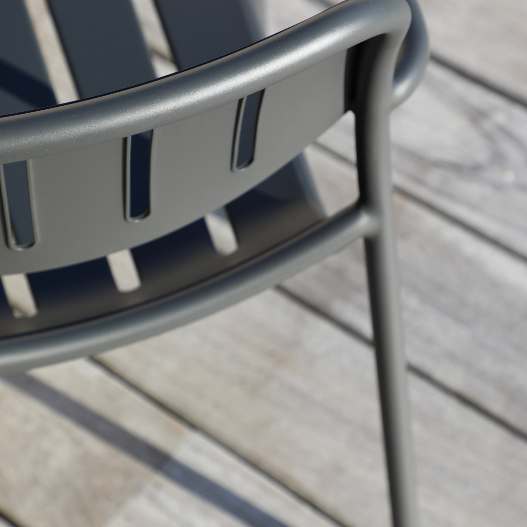 Davenport Dining Arm Chair - Charcoal