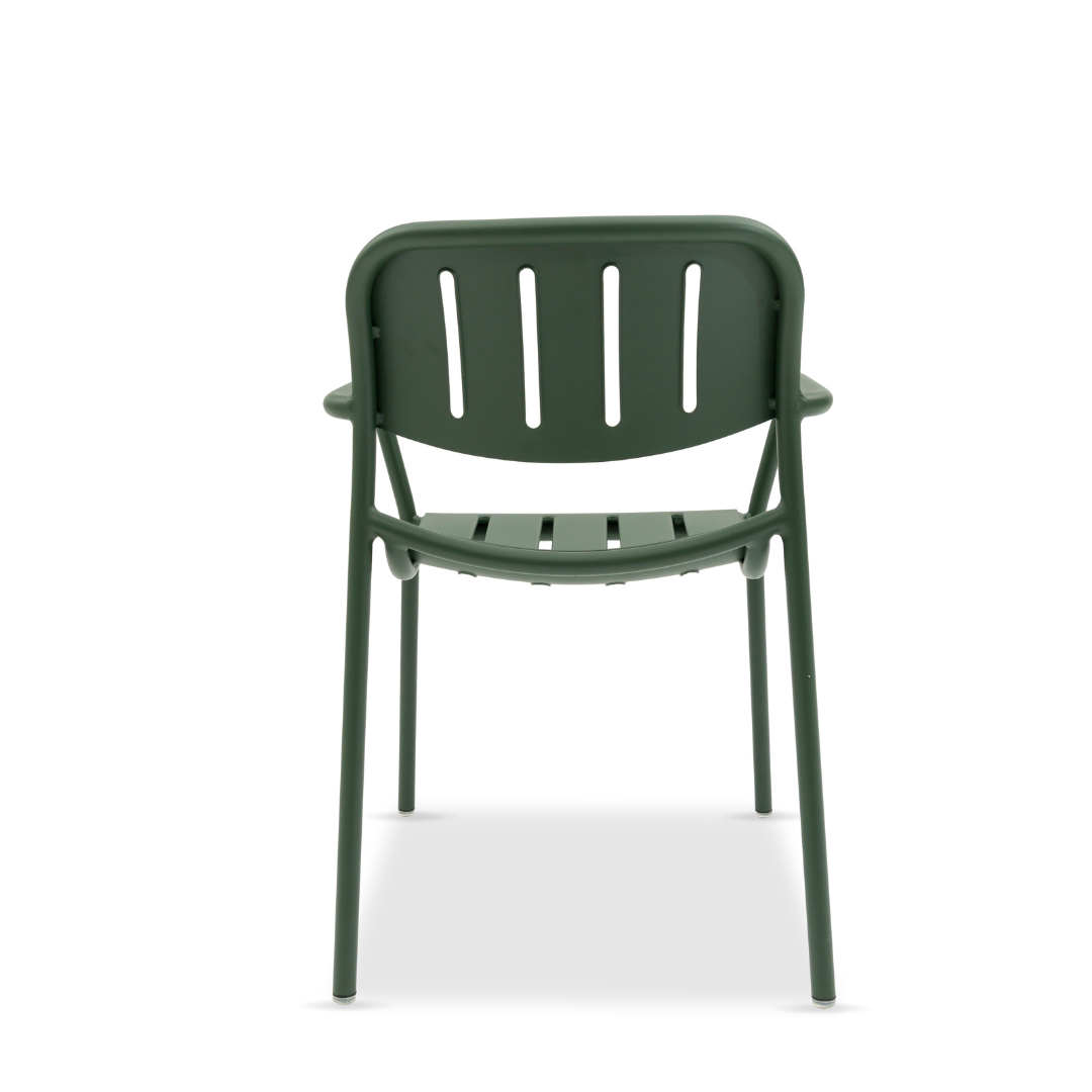 Davenport Dining Arm Chair - Dark Green