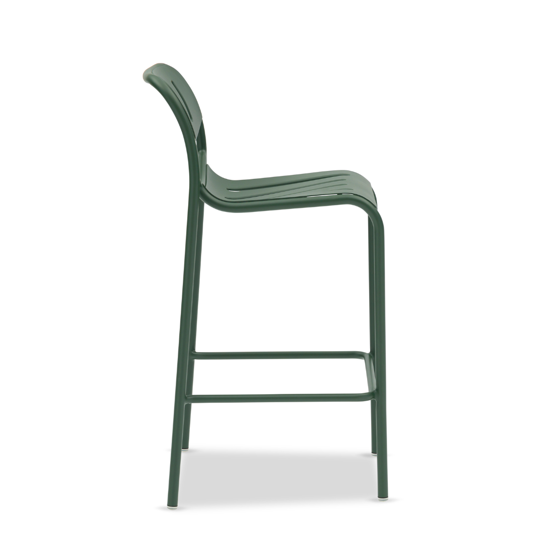 Davenport Barstool - Dark Green