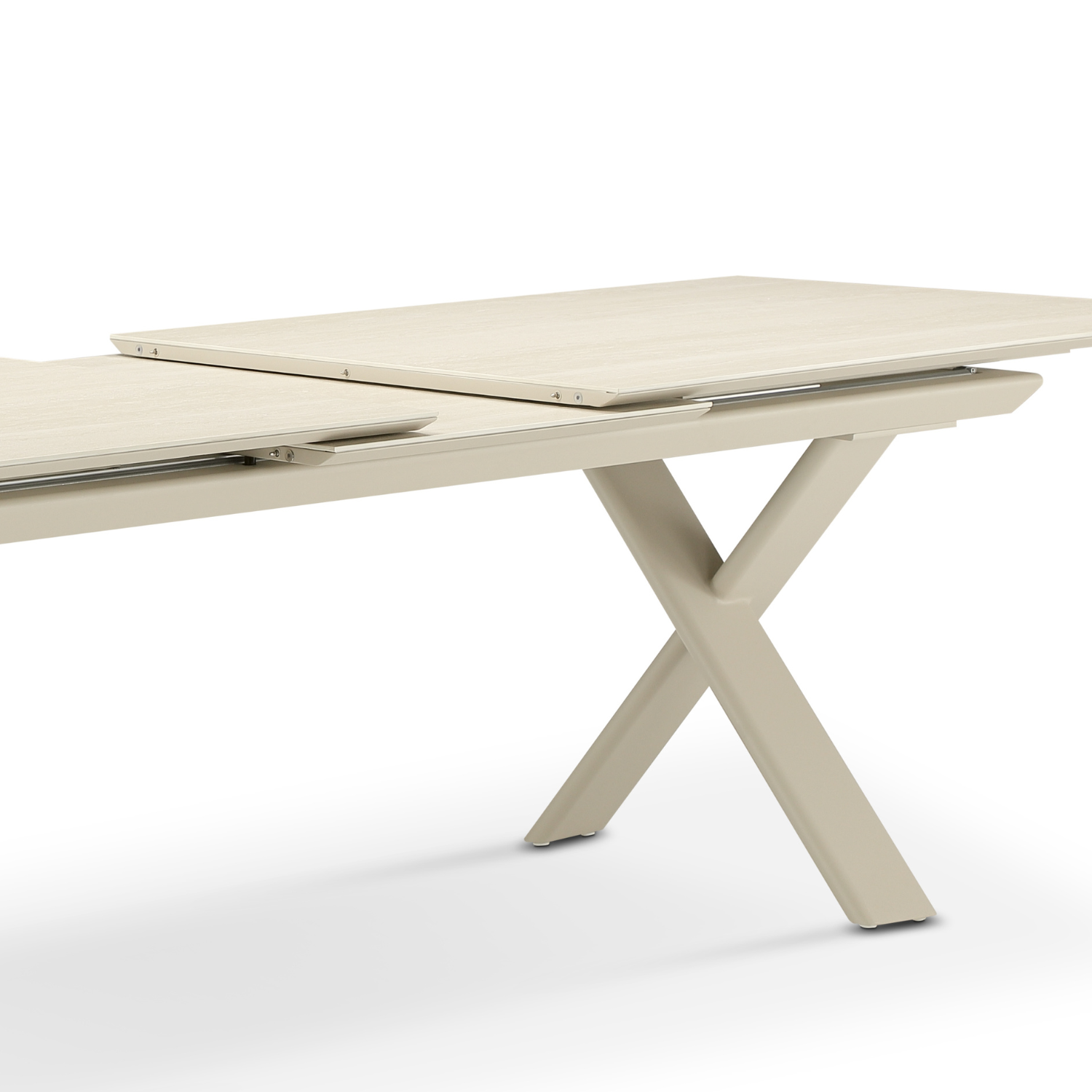 Largo Beige Ceramic Extension Table