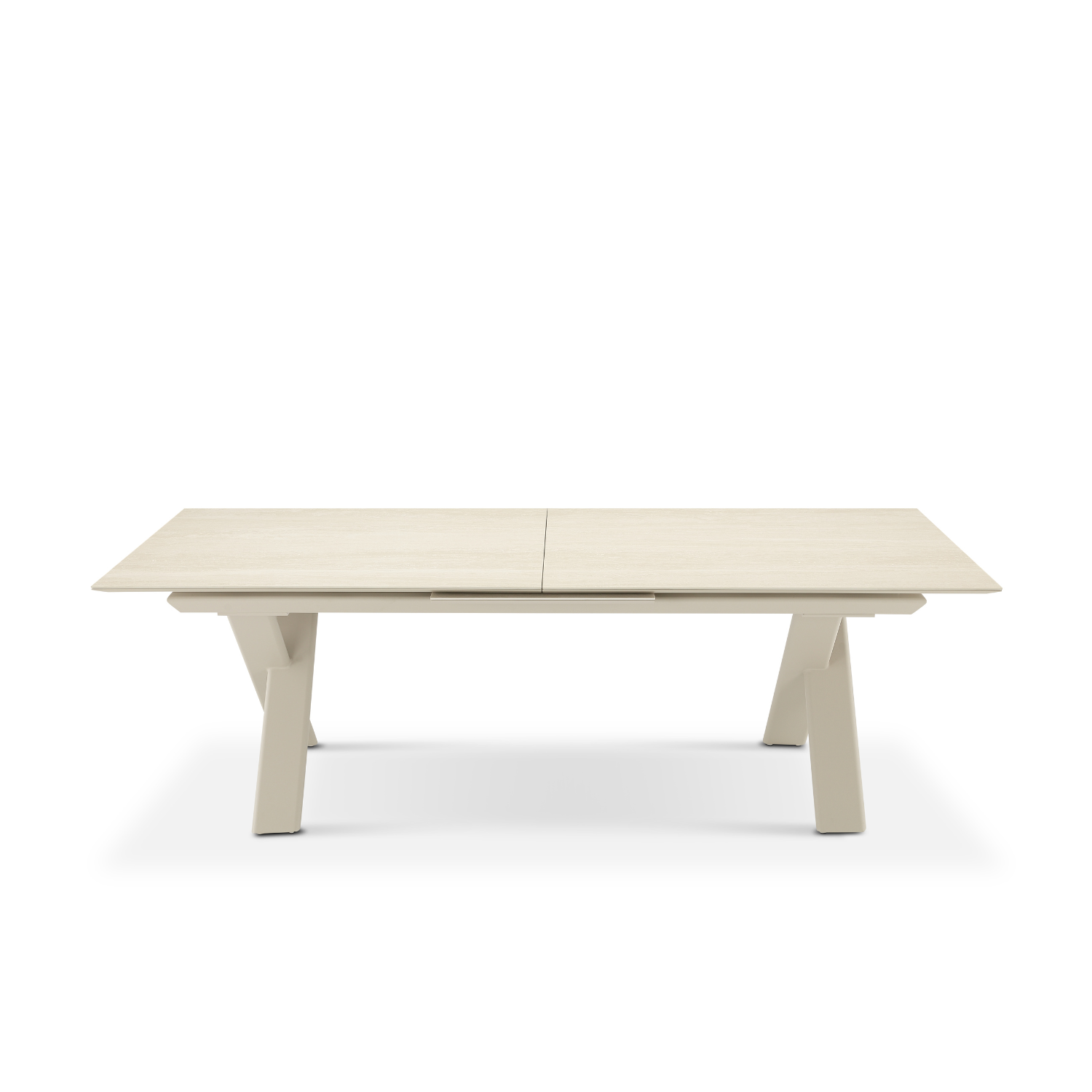 Largo Beige Ceramic Extension Table