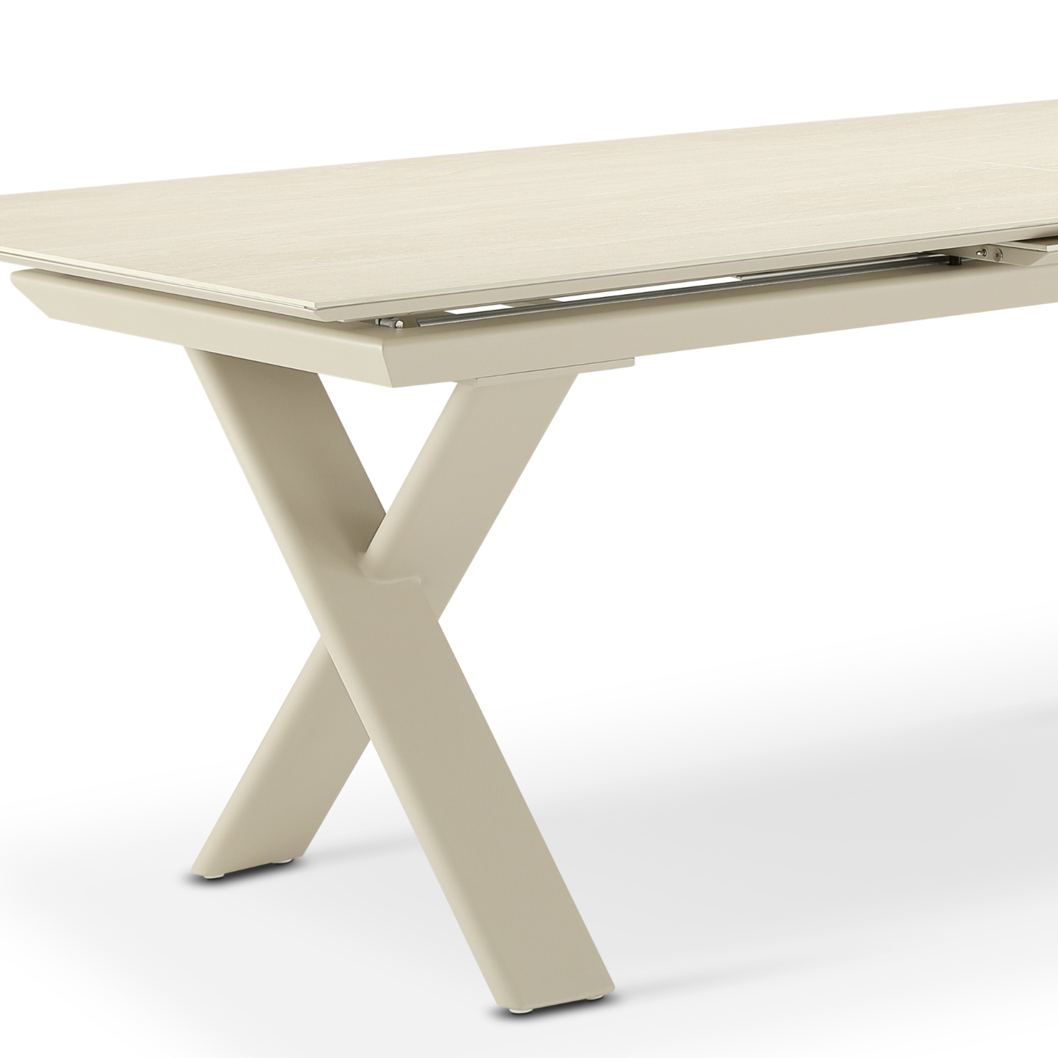 Largo Beige Ceramic Extension Table