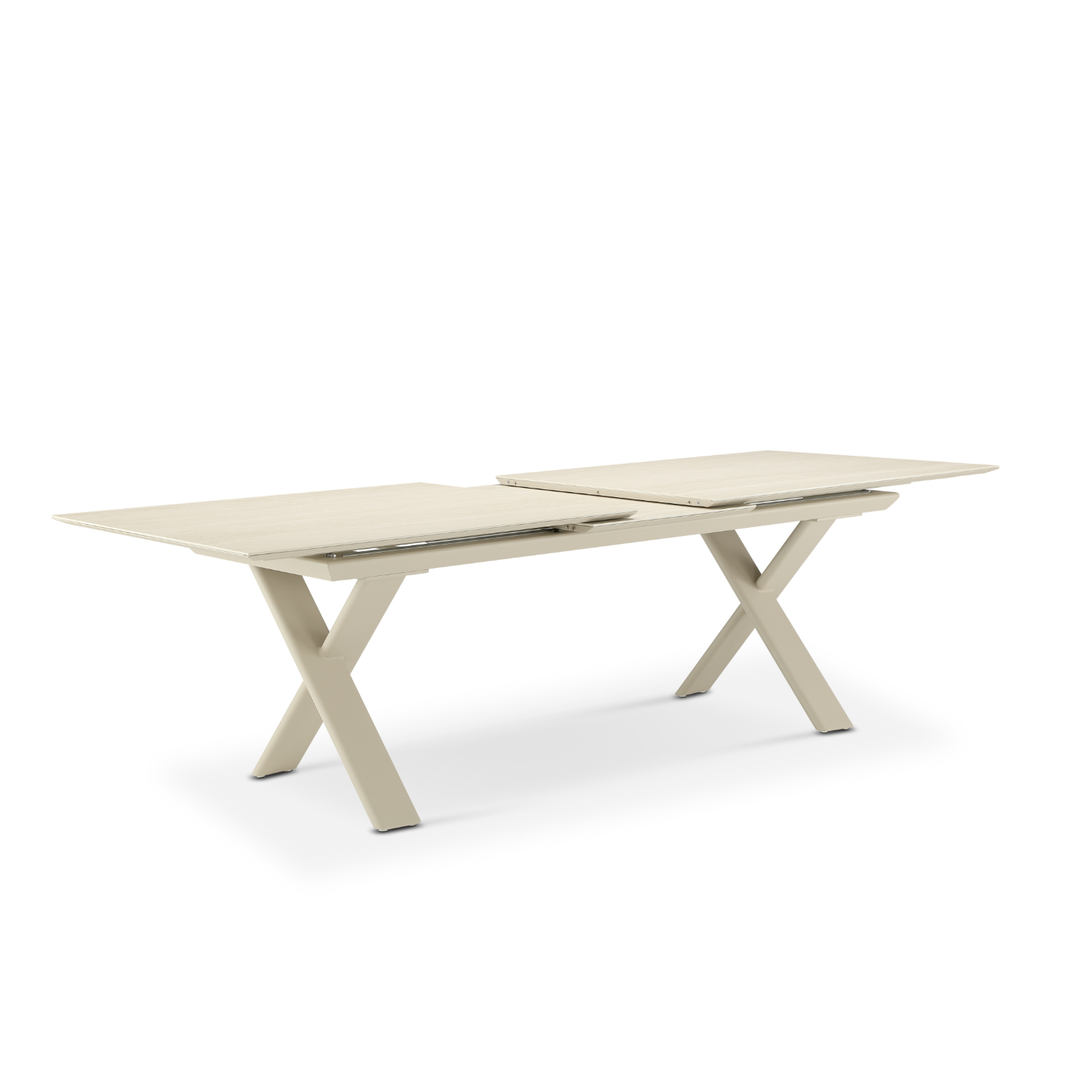 Largo Beige Ceramic Extension Table