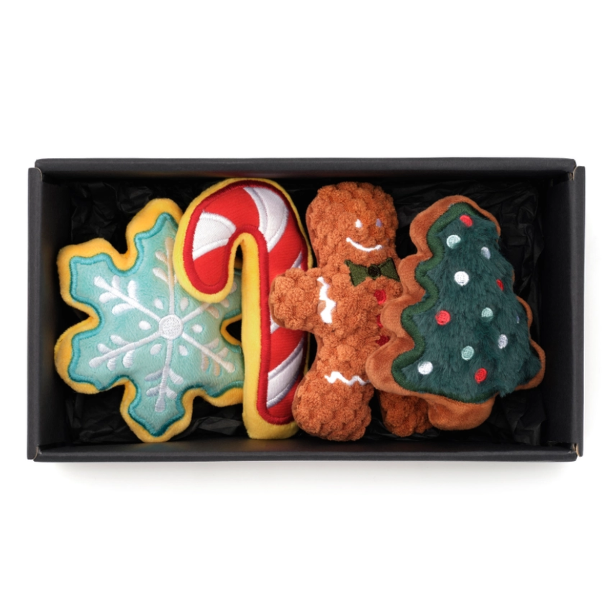 Pet Holiday Cookie Squeaky Toy (Set of 4)