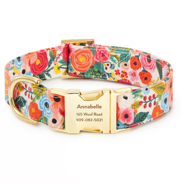 Rifle Paper Co. Pup Dog Collar  - Garden Party