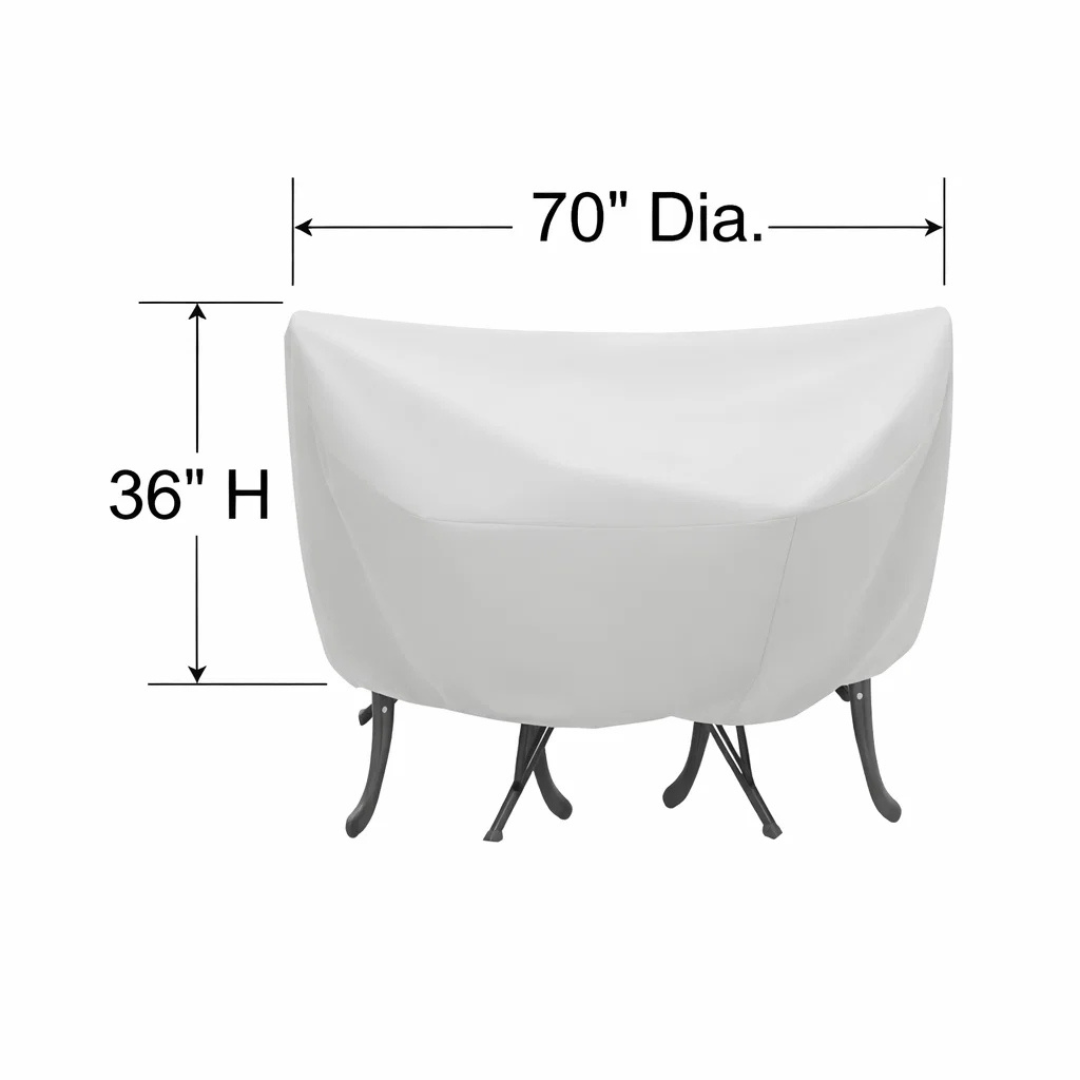 Round/Square Dining Table & Chairs Cover