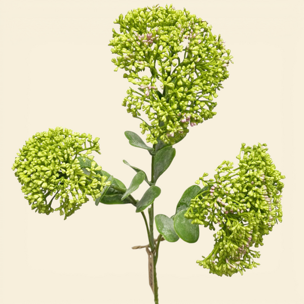 Artificial Blooming Sedum Branch