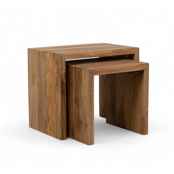 Lafayette Teak Nesting Side Table (Set of 2)