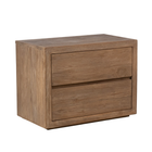 Dorval Weathered Wood Nightstand - Old Patine