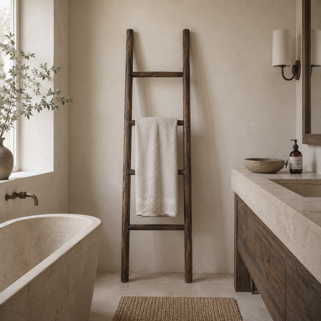 Prairie Teak Blanket Ladder