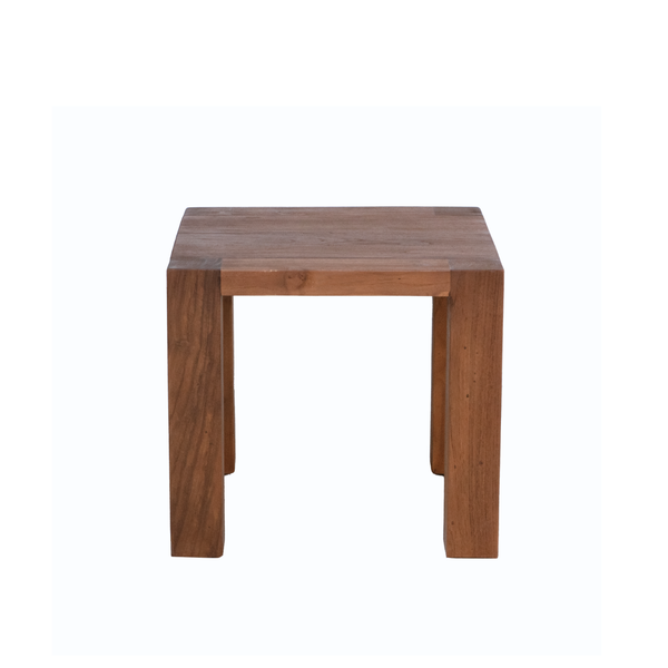 Denver Square Indoor Teak Side Table