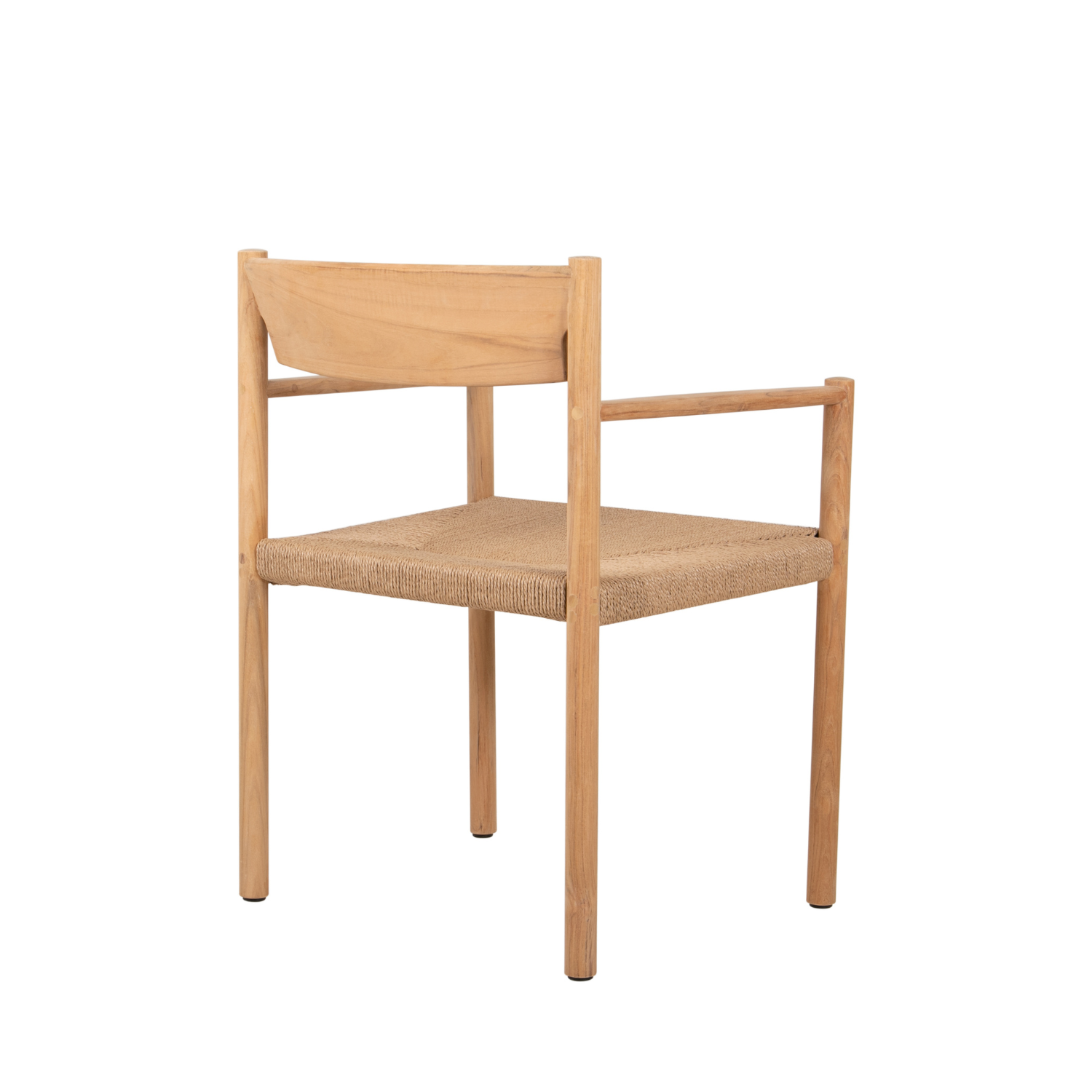 Gravenhurst Teak Dining Arm Chair - Taupe