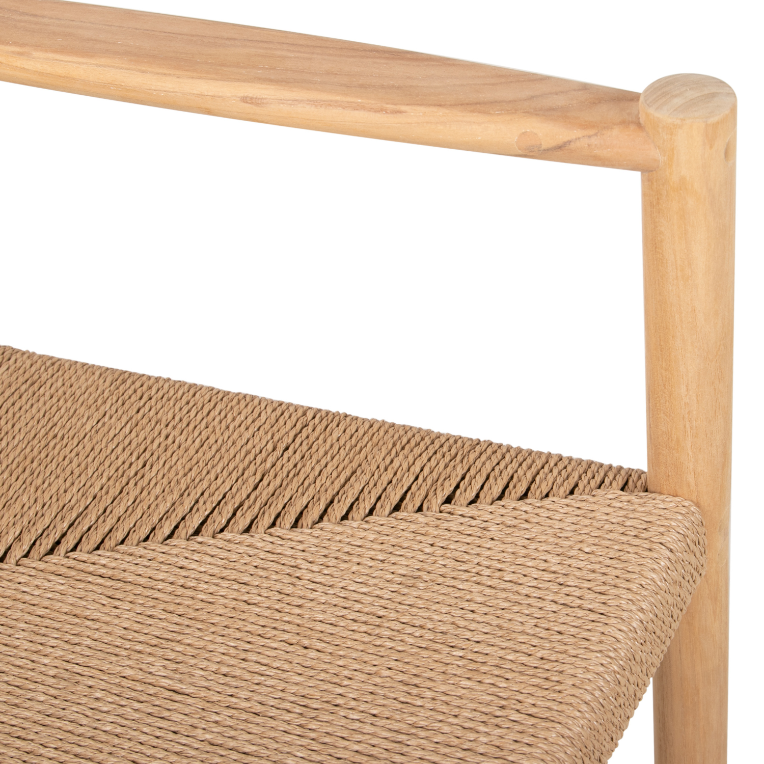 Gravenhurst Teak Dining Arm Chair - Taupe