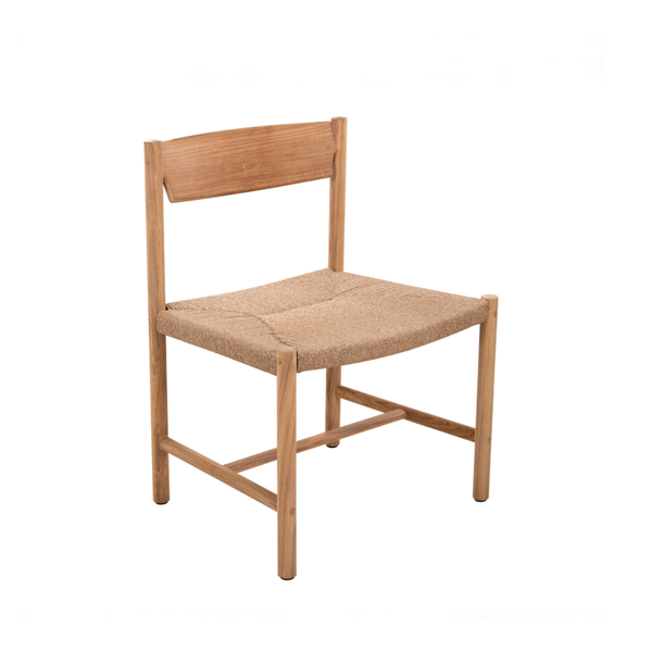 Gravenhurst Teak Dining Side Chair - Taupe