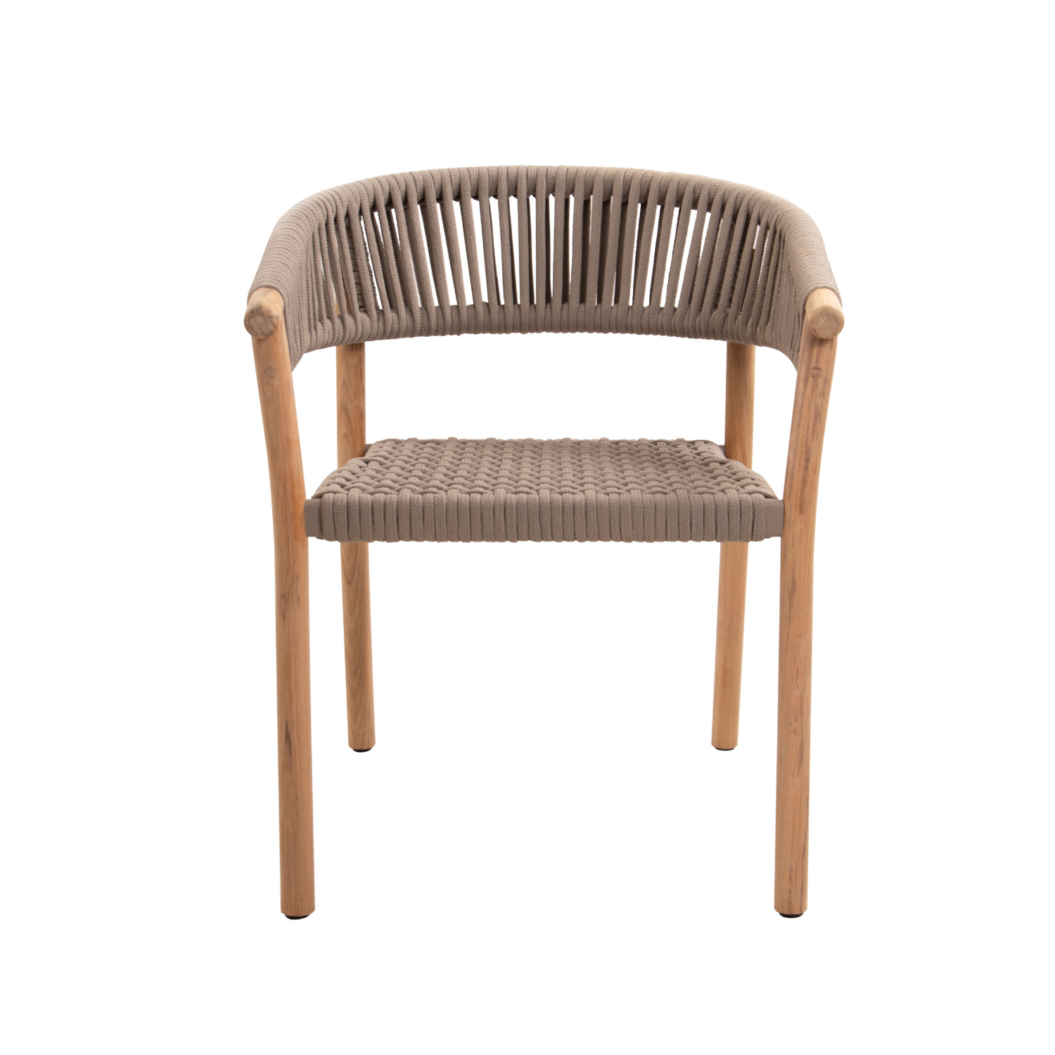 Caledon Wide Rope Dining Chair - Seaside Sand