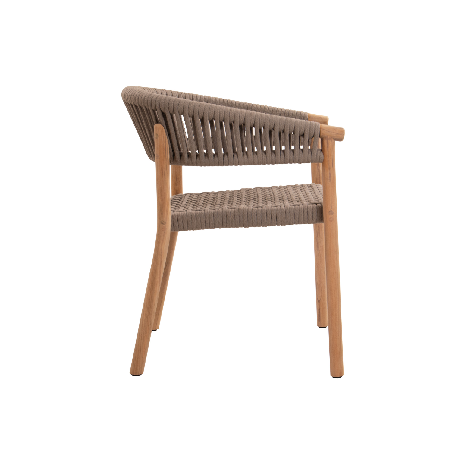 Caledon Wide Rope Dining Chair - Seaside Sand