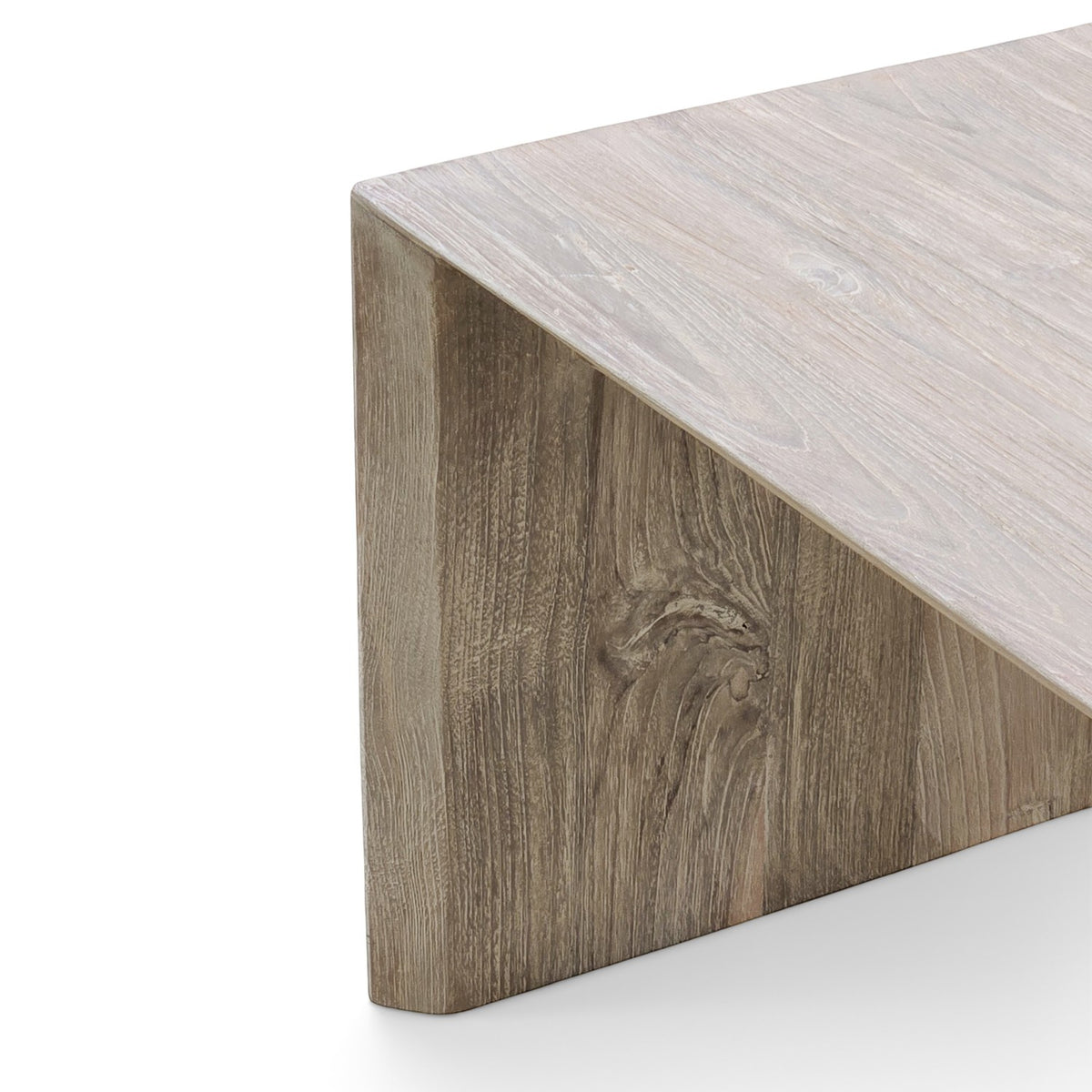 Ledge Weathered Grey Whitewash Coffee Table