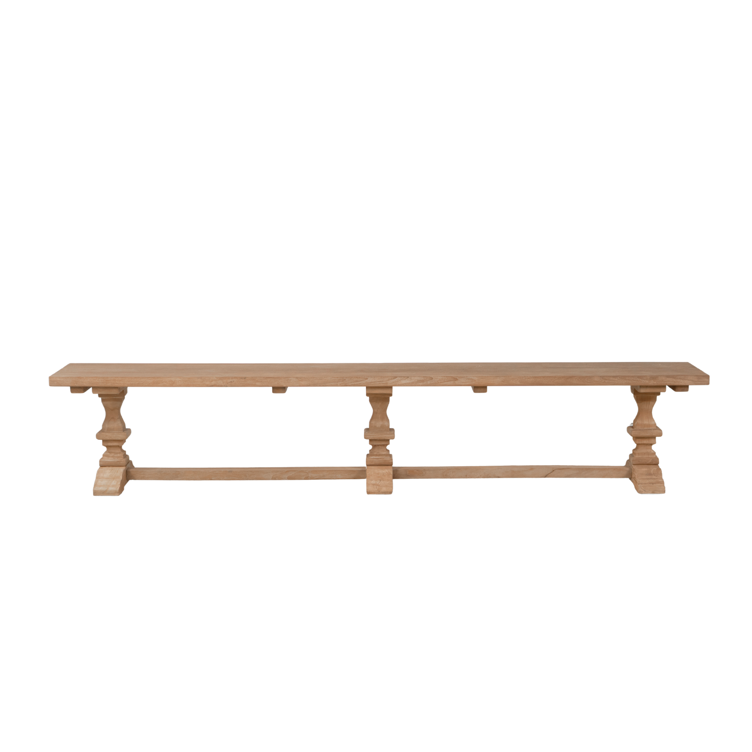 Mirabel 96" Teak Solid-Top 3pc Dining Set