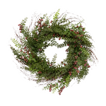 Artificial 24" Red Berry Wreath