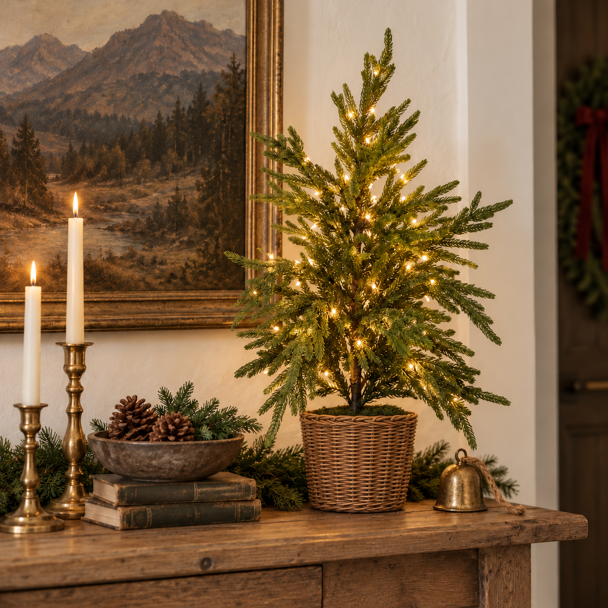 Artificial Fresh Touch 2ft Potted Norfolk Pine Tree