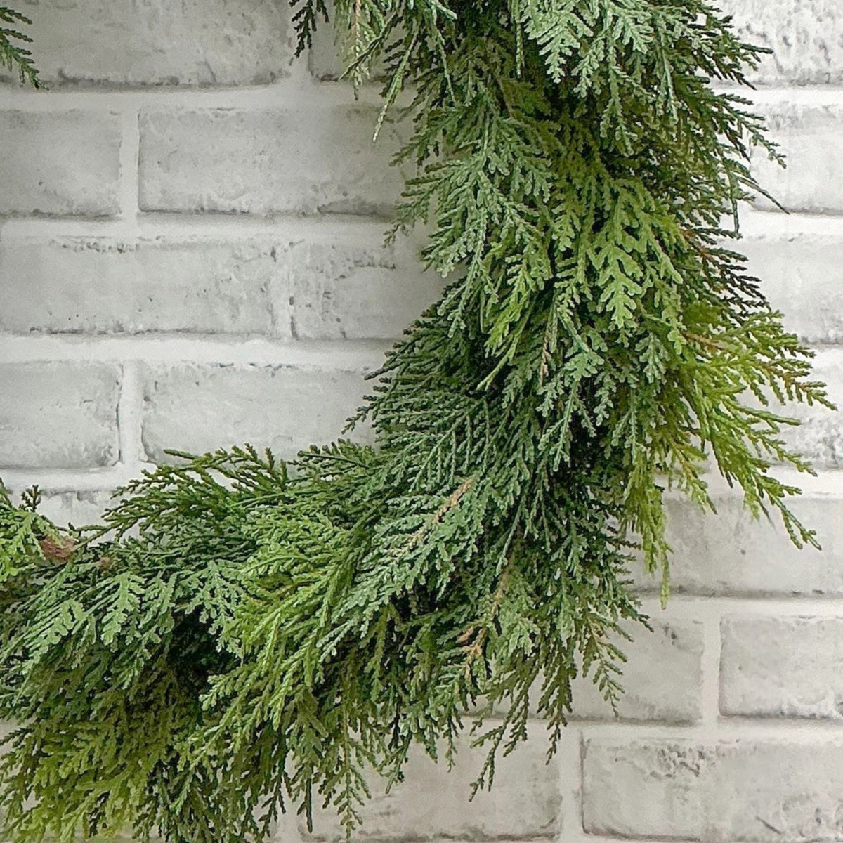Artificial Fresh-Touch 36" Cedar Wreath