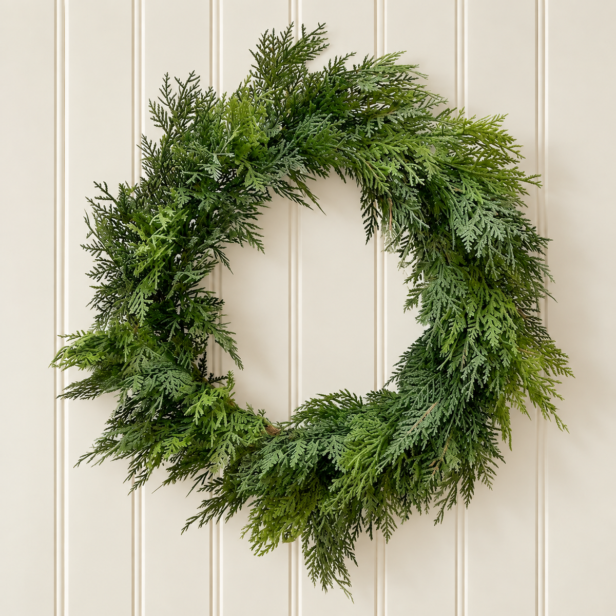 Artificial Fresh-Touch 36" Cedar Wreath