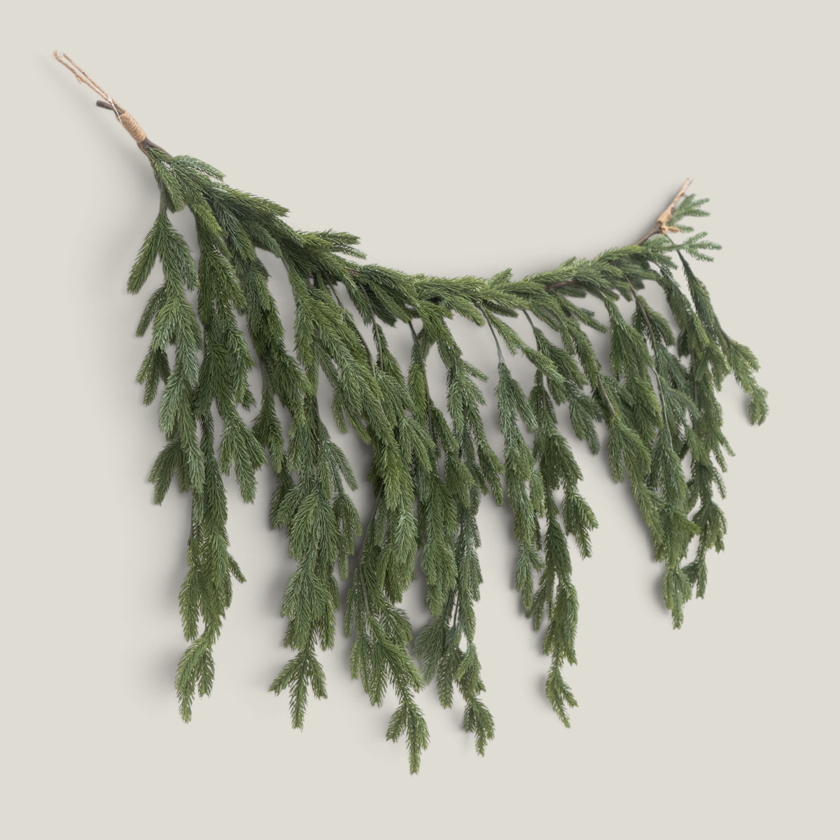 Artificial Fresh Touch 3/5ft Dripping Spruce Garland