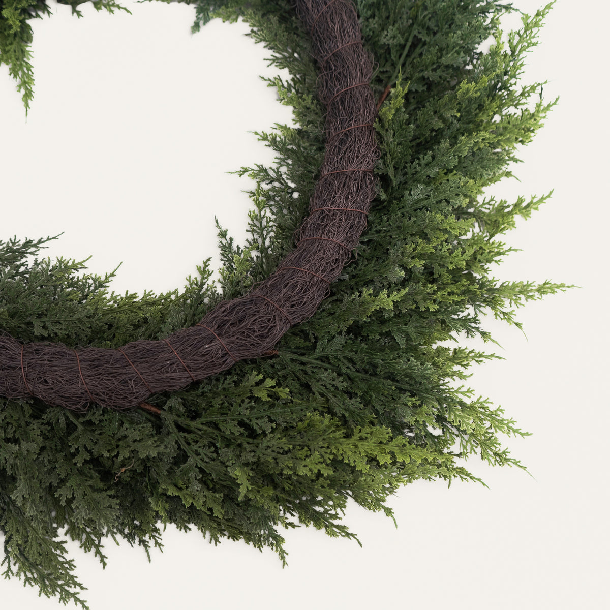 Artificial 29" Fresh Touch Cedar Wreath