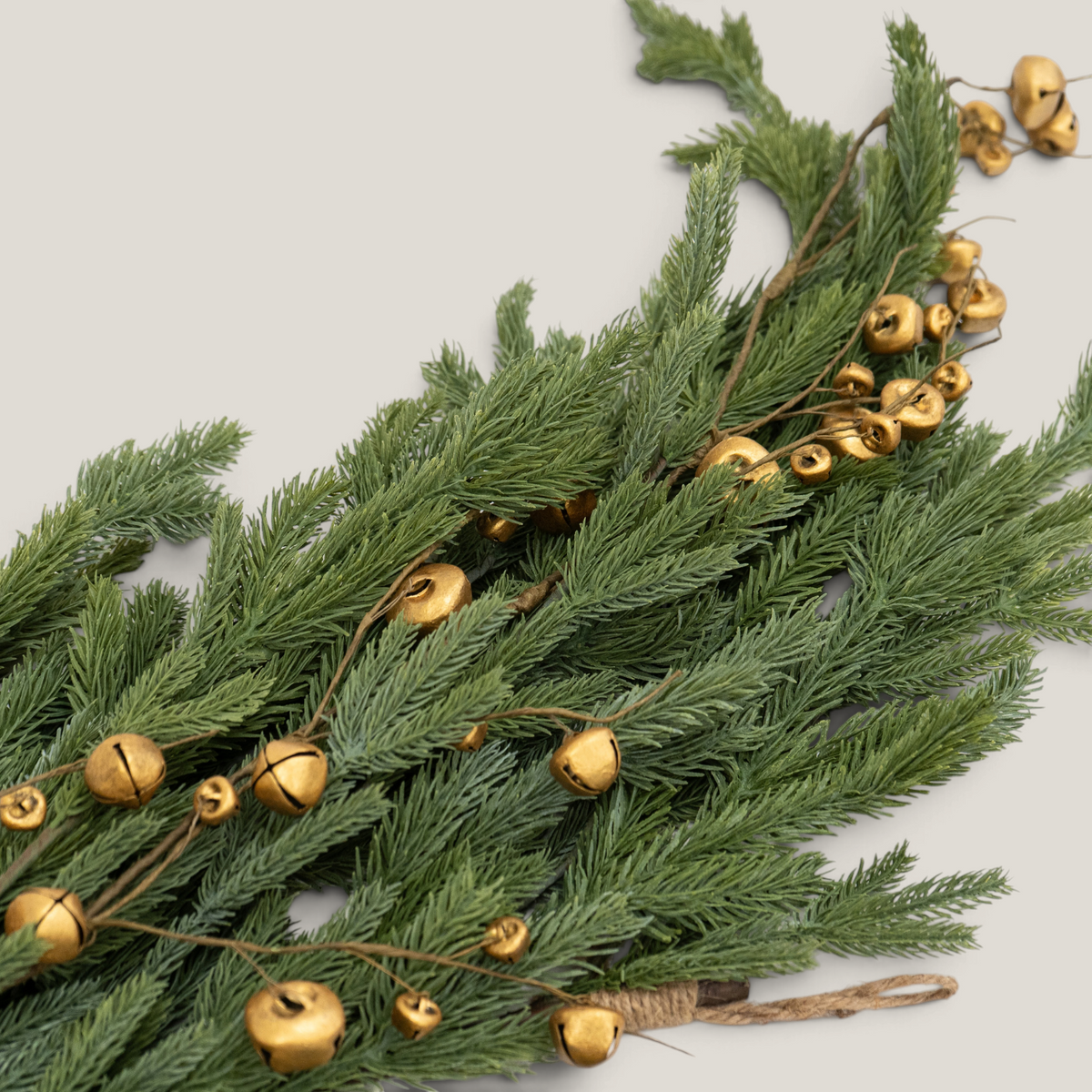 Golden Bells 5ft Holiday Garland