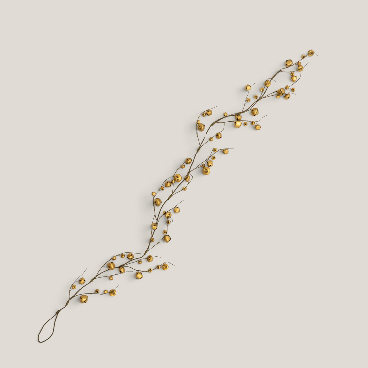 Golden Bells 5ft Holiday Garland
