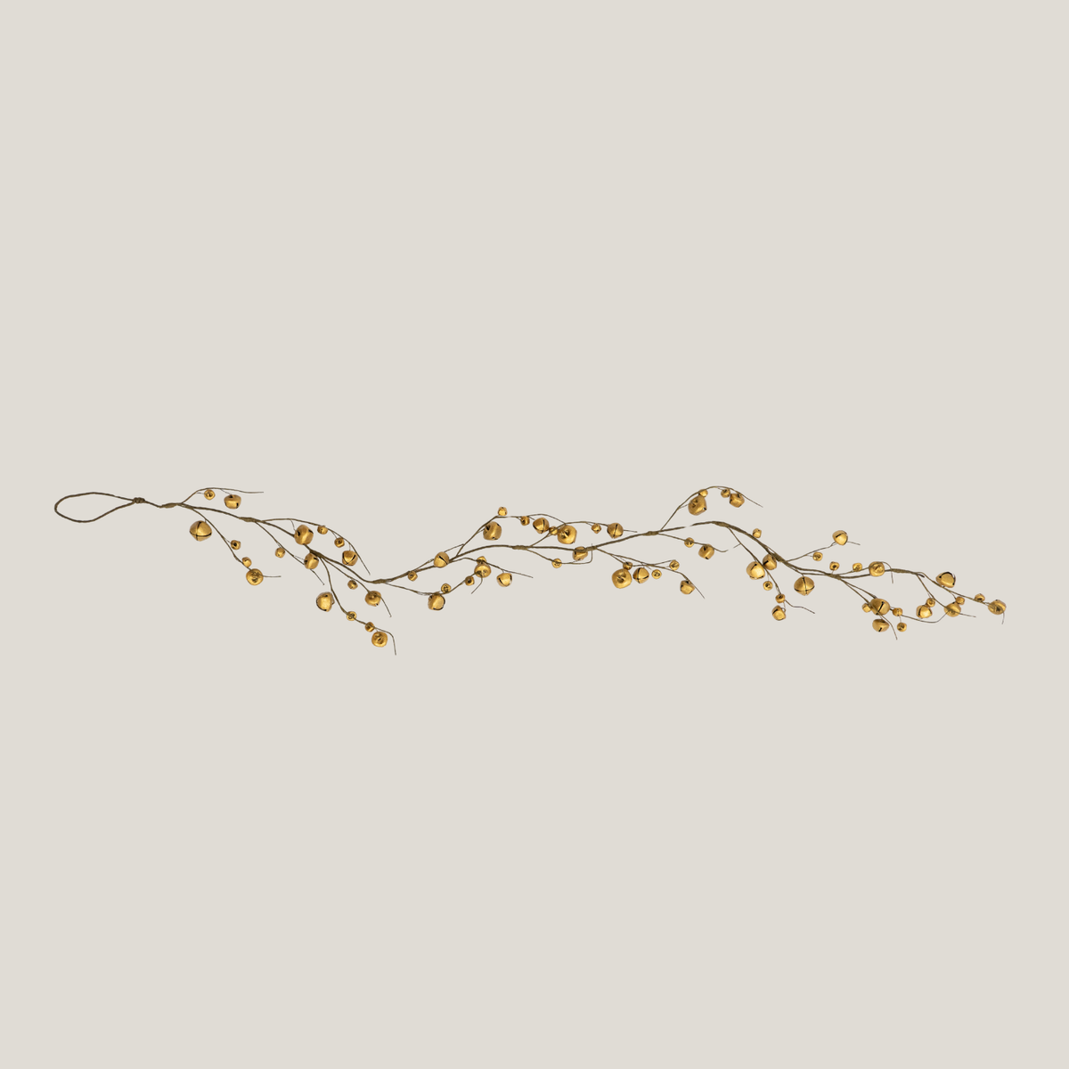 Golden Bells 5ft Holiday Garland