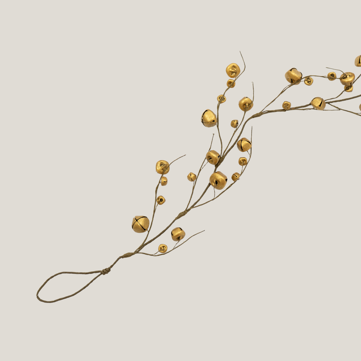 Golden Bells 5ft Holiday Garland