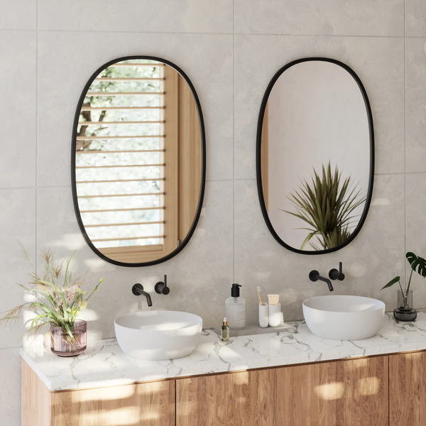 Arc Oval Black Mirror