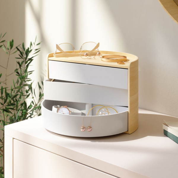 White/Natural Luna Storage Box