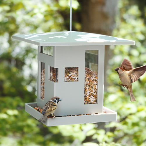 Café Grey Bird Feeder